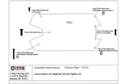10103 | T-Bone Racing Black ARRMA Kraton 4S, Big Rock 3S, Typhon 3S & Senton 3S Chassis Skid Plate -T-Bone Racing Sales Store TBO 10103 02 1200x800 1