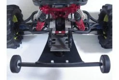 62049 | T-Bone Racing Black Traxxas E-Maxx Rear V4 Bumper & Wheelie Bar -T-Bone Racing Sales Store TBO 62049 53 1200x800 1