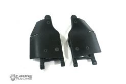 62051 | T-Bone Racing Black Traxxas E-Maxx Front Suspension Arm A-Skid Plate Set