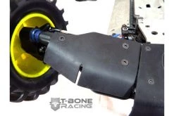 62051 | T-Bone Racing Black Traxxas E-Maxx Front Suspension Arm A-Skid Plate Set -T-Bone Racing Sales Store TBO 62051 53 1200x800 1