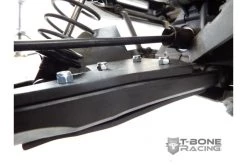 62104 | T-Bone Racing Black Traxxas X-Maxx Front Suspension Arm A-Skid Plate Set -T-Bone Racing Sales Store TBO 62104 55 1200x800 1