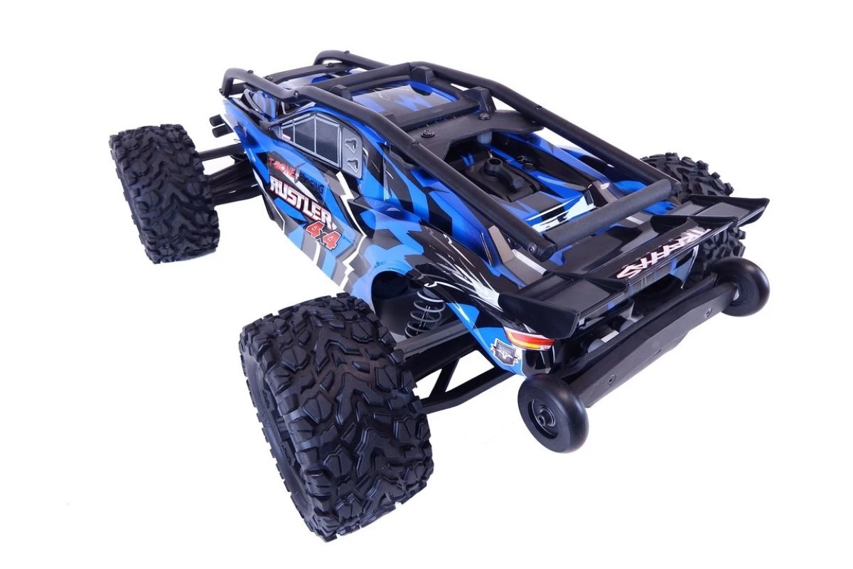 62192 | T-Bone Racing Black Traxxas Rustler 4x4 External Roll Cage 4 62192 | T-Bone Racing Black Traxxas Rustler 4x4 External Roll Cage - Image 2